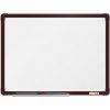 VMS VISION, s.r.o. Magnetická tabuľa 60 x 45 keramika, hnedý rám
