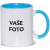 FOTOpošta hrnček s fotkou farebný MODRÝ 350 ml