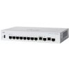 Prepínač Cisco CBS350-8S-E-2G-EU, 8xGbE SFP, 2xGbE RJ45/SFP
