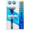 Gillette Mach3 Sport holiaci strojček + náhradná hlavica Razor + Spare Heads 6 pcs Gillette Mach3 Sport holiaci strojček + náhradná hlavica Razor + Spare Heads 6 pcs
