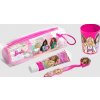 Barbie set dentálnej hygieny zubná kefka+zubná pasta+pohár+púzdro Barbie set dentálnej hygieny zubná kefka+zubná pasta+pohár+púzdro