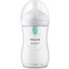 Avent Natural Response priehľadná fľaša s cumlíkom s ventilom AirFree 260 ml Fľaša Avent Natural Response priehľadná fľaša s cumlíkom s ventilom AirFree 260 ml Fľaša
