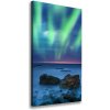Vertikálny foto obraz na plátne Polárna žiara 50x100 cm Vertikálny foto obraz na plátne Polárna žiara 50x100 cm