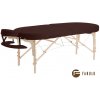 Fabulo Skladací masážny stôl GURU Oval Set Farba: čokoládová 192 x 76 cm 16,3 kg 3 farby