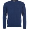 Barbour Essential Lambswool Crew Neck Sweatshirt Deep Blue