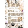 INSPIO Obraz s rámom o rodine - Domov 40x30 domov a rodina hnedá, krémová, plnofarebný motív INSPIO Obraz s rámom o rodine - Domov 40x30 domov a rodina hnedá, krémová, plnofarebný motív