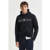 MIKINA GANT GRAPHIC HOODIE BLACK MIKINA GANT GRAPHIC HOODIE BLACK