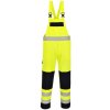 Portwest FR63 MULTI NORM Nehorľavé nohavice na traky Fluorescenčno žltá Námornícka modrá