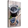 Vertikálny foto obraz na plátne Jahodová marmeláda 50x100 cm Vertikálny foto obraz na plátne Jahodová marmeláda 50x100 cm