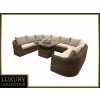 DEOKORK Ratanová modulová zostava BORNEO LUXURY pre 8 osôb (hnedá) DEOKORK Ratanová modulová zostava BORNEO LUXURY pre 8 osôb (hnedá)