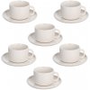 Tognana 80998TO1 Šálka na kávu s podšálkou 6 ks Edge bianco Tognana 80998TO1 Šálka na kávu s podšálkou 6 ks Edge bianco