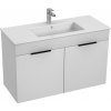 Jika Cube - biela skrinka + keramické umývadlo 100 cm Jika Cube - biela skrinka + keramické umývadlo 100 cm