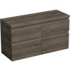 Skrinka pod umývadlo Jungborn TRENTA dub tabak gladstone 116,7 x 64,6 x 44,5 cm Skrinka pod umývadlo Jungborn TRENTA dub tabak gladstone 116,7 x 64,6 x 44,5 cm