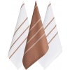 ARÔME HOME ELEMENTS Súprava utierok z egyptskej bavlny 50*70 cm, 3 ks, Pruhy béžové ARÔME HOME ELEMENTS Súprava utierok z egyptskej bavlny 50*70 cm, 3 ks, Pruhy béžové