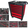 Blacktool Dielenský vozík s 335 ks náradím pre mechanikov, 7 zásuviek Blacktool Dielenský vozík s 335 ks náradím pre mechanikov, 7 zásuviek