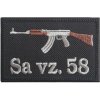 Nášivka Samopal vz.58 8x5cm so suchým zipsom Nášivka Samopal vz.58 8x5cm so suchým zipsom