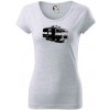 Hasičské auto Hasiči - Dámske tričko Pure - M ( Svetlosivý melír ) Hasičské auto Hasiči - Dámske tričko Pure - M ( Svetlosivý melír )