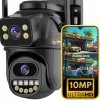 DVOJITÁ WIFI KAMERA S FUNKCIAMI AI VONKAJŠIA 4K OTOČNÁ 10MPX ULTRA HD ZOOM DVOJITÁ WIFI KAMERA S FUNKCIAMI AI VONKAJŠIA 4K OTOČNÁ 10MPX ULTRA HD ZOOM
