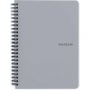 Twin wire blok A5 PP PASTELINI šedá Twin wire blok A5 PP PASTELINI šedá