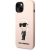 Karl Lagerfeld Liquid Silicone Ikonik NFT iPhone 14 Plus růžové Karl Lagerfeld Liquid Silicone Ikonik NFT iPhone 14 Plus růžové