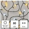 LED vianočná reťaz blikajúca, 8 m, vonkajšia aj vnútorná, teplá/studená biela, časovač 8592920100103 LED vianočná reťaz blikajúca, 8 m, vonkajšia aj vnútorná, teplá/studená biela, časovač 8592920100103