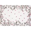 SCANquilt Prestieranie MOTIV vetvičky sivá ružová 32x48 cm SCANquilt Prestieranie MOTIV vetvičky sivá ružová 32x48 cm