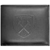 West Ham United FC kožená peňaženka čierna