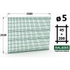 Plotový panel 3D Standard 45, 203×250 cm, machová zelená Plotový panel 3D Standard 45, 203×250 cm, machová zelená