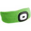 Sixtol Čelenka s čelovkou 180lm, nabíjacia, USB, uni veľkosť, bavlna/PE, fluorescenčná zelená