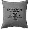 Zaobchádzať opatrne 40 - Vankúš 50x50 - 50x50 - Iba poťah ( Tmavosivý melír ) Zaobchádzať opatrne 40 - Vankúš 50x50 - 50x50 - Iba poťah ( Tmavosivý melír )