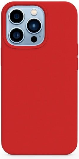 Púzdro Epico Silikónové iPhone 13 Pro Max s podporou uchytenia MagSafe - červené