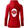 Florbal maska - Mikina dámska trendy zipper s kapucňou - L ( Červená ) Florbal maska - Mikina dámska trendy zipper s kapucňou - L ( Červená )