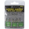 Korum Hook Hairs With Bait Bands Barbless veľ.12 5ks