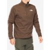 Flísová mikina The North Face 100 Glacier 1/4 Zip - smokey brown Flísová mikina The North Face 100 Glacier 1/4 Zip - smokey brown