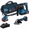 BOSCH GSR+GWS+GBH+3× 4,0Ah+GAL 18V-40 PROFESSIONAL náradia 18V súprava 3 ks 0615A5007L BOSCH GSR+GWS+GBH+3× 4,0Ah+GAL 18V-40 PROFESSIONAL náradia 18V súprava 3 ks 0615A5007L