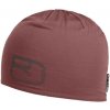 Čiapka Ortovox 120 COOL TEC LOGO BEANIE - tmavo ružová Čiapka Ortovox 120 COOL TEC LOGO BEANIE - tmavo ružová