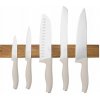 Sada 6 nožov s magnetickým vešiakom z akáciového dreva BH-2945 Sada 6 nožov s magnetickým vešiakom z akáciového dreva BH-2945
