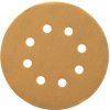 Brúsny papier na suchý zips fi 125mm 8 otvorov zrnitosť P120 DeWalt DT3105-QZ Brúsny papier na suchý zips fi 125mm 8 otvorov zrnitosť P120 DeWalt DT3105-QZ