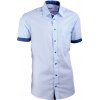 Košeľa modrá slim fit kombinovaná Aramgad 40438, Velikost 37/38 (S) Košeľa modrá slim fit kombinovaná Aramgad 40438, Velikost 37/38 (S)