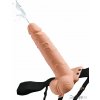 Festish Fantasy Squirting Strap-on s dírou 19 cm