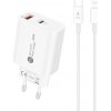 Nabíjačka 20W USB-A USB-C s káblom USB-C - Lightning 1 m - b Nabíjačka 20W USB-A USB-C s káblom USB-C - Lightning 1 m - b
