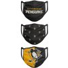 Rúška Pittsburgh Penguins FOCO - set 3 kusy EU Rúška Pittsburgh Penguins FOCO - set 3 kusy EU