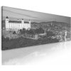 Obraz Bratislavský hrad v čiernobielom prevedení Obraz Bratislavský hrad v čiernobielom prevedení