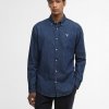 Barbour Denim Crest Tailored košel'a dlhý rukáv indigo