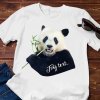 Tričko s potlačou PANDA Pánsky Biela 4XL Tričko s potlačou PANDA Pánsky Biela 4XL