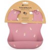 Petite&Mars Podbradník silikónový Take&Match Rose Princesses 6m+