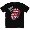 The Rolling Stones tričko Vintage British Tongue čierne