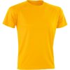 Spiro Tričko Aircool S287X sportovní krátký rukáv pánské COT-29287X21000 Zlatá