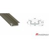 ALU PROFIL TYP Z (bronz anodizovaný) ALU PROFIL TYP Z (bronz anodizovaný)