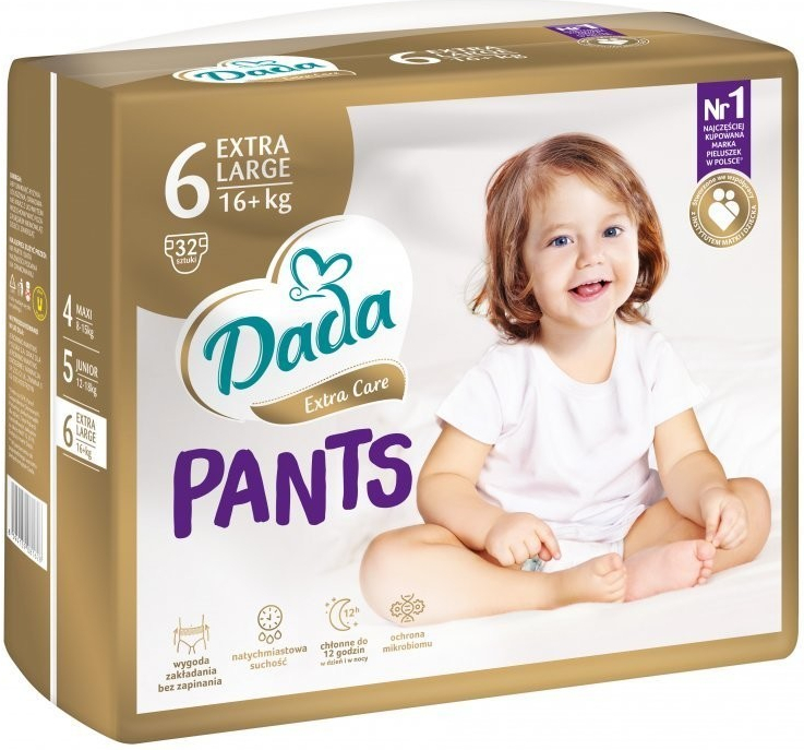 DADA Extra Care XL 6 16+ kg 32 ks